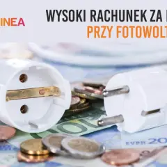 Wysoki rachunek za prąd przy fotowoltaice? Wtyczki i monety na banknotach sugerują kosztowną energię, mimo inwestycji w zielone źródła.