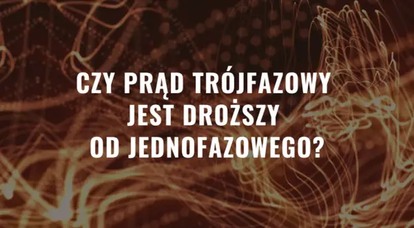 Czy prąd trójfazowy jest droższy od jednofazowego? Pytanie o koszty energii elektrycznej na tle abstrakcyjnych, świetlistych linii.