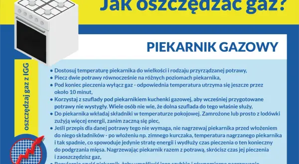 Jak oszczędzać gaz? Piekarnik gazowy - wskazówki dotyczące zmiany dostawcy gazu i efektywnego użytkowania.